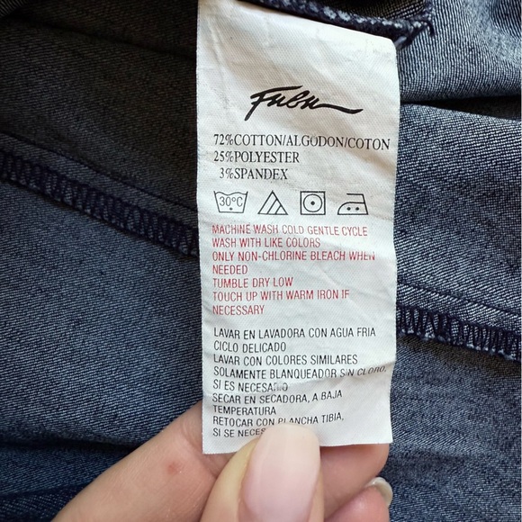 Vintage FUBU Denim Dress Size 16W Y2K Hip Hop Streetwear Long Sleeve - Picture 4 of 12